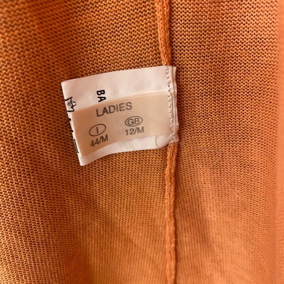 Fabiana Filippi Orange Cotton Open Cardigan Sweater (SW1) - Picture 2 of 5